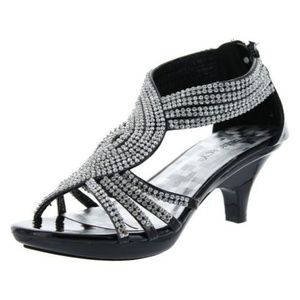 Strappy Rhinestone Dress Sandal